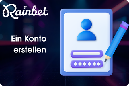 ein Konto erstellen  Rainbet